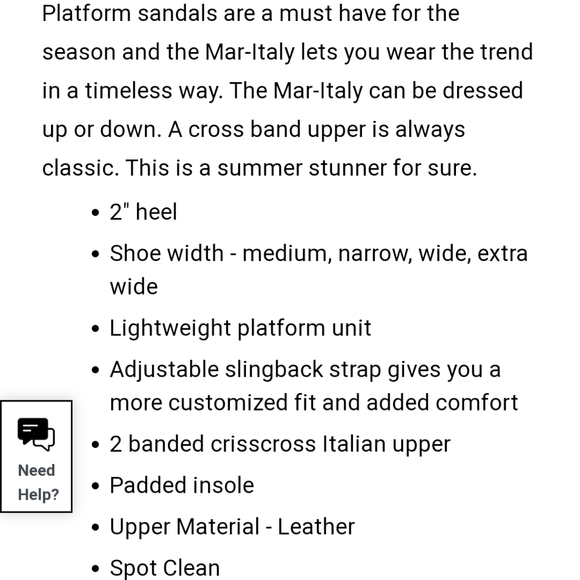 Bella Vita Mar-Italy Platform Sandals - Picture 13 of 13